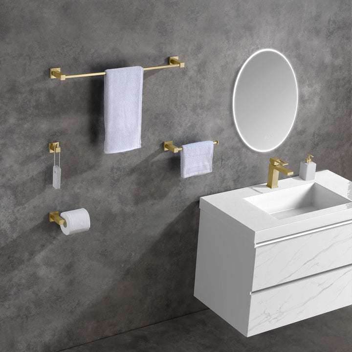 Quadra 4-Piece Bathroom Hardware Set