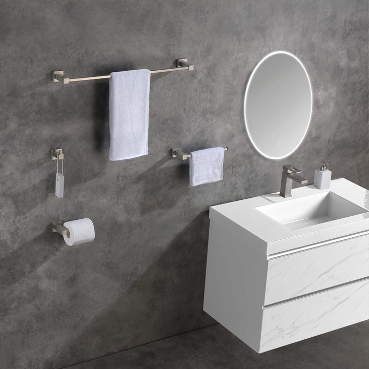 Quadra 4-Piece Bathroom Hardware Set