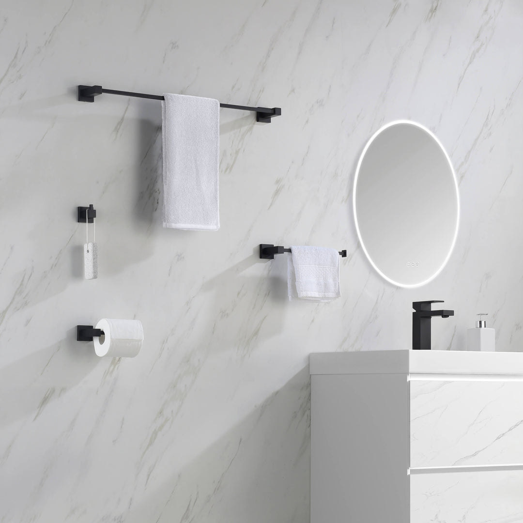 Quadra 4-Piece Bathroom Hardware Set