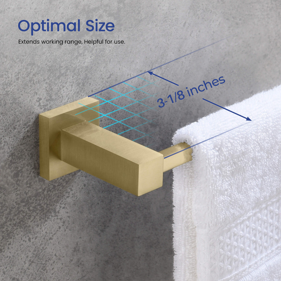 Quadra 5-Piece Bathroom Hardware Set in 1