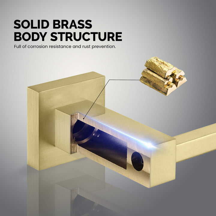 Quadra 5-Piece Bathroom Hardware Set in 4
