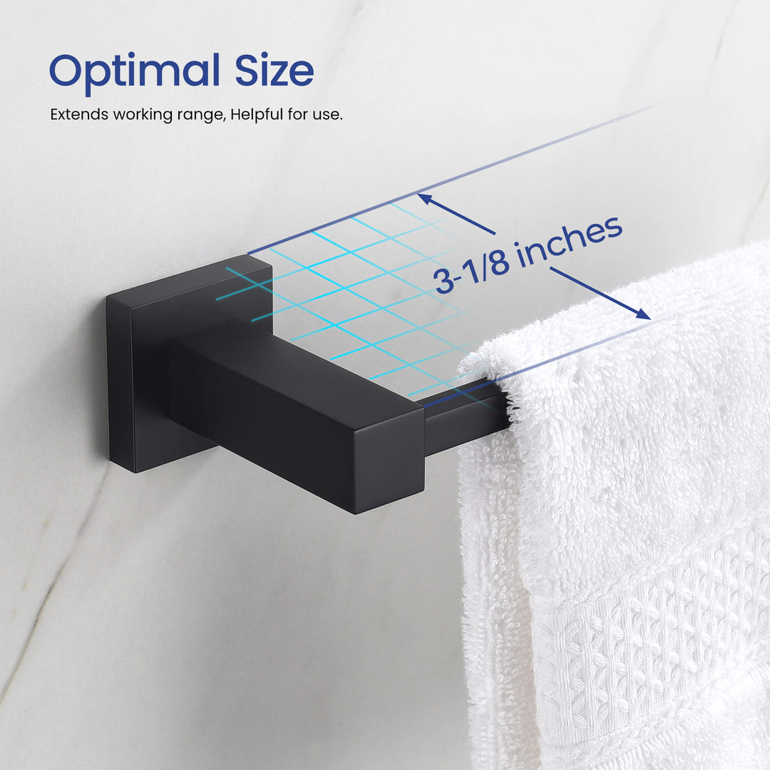 Quadra 5-Piece Bathroom Hardware Set in 3
