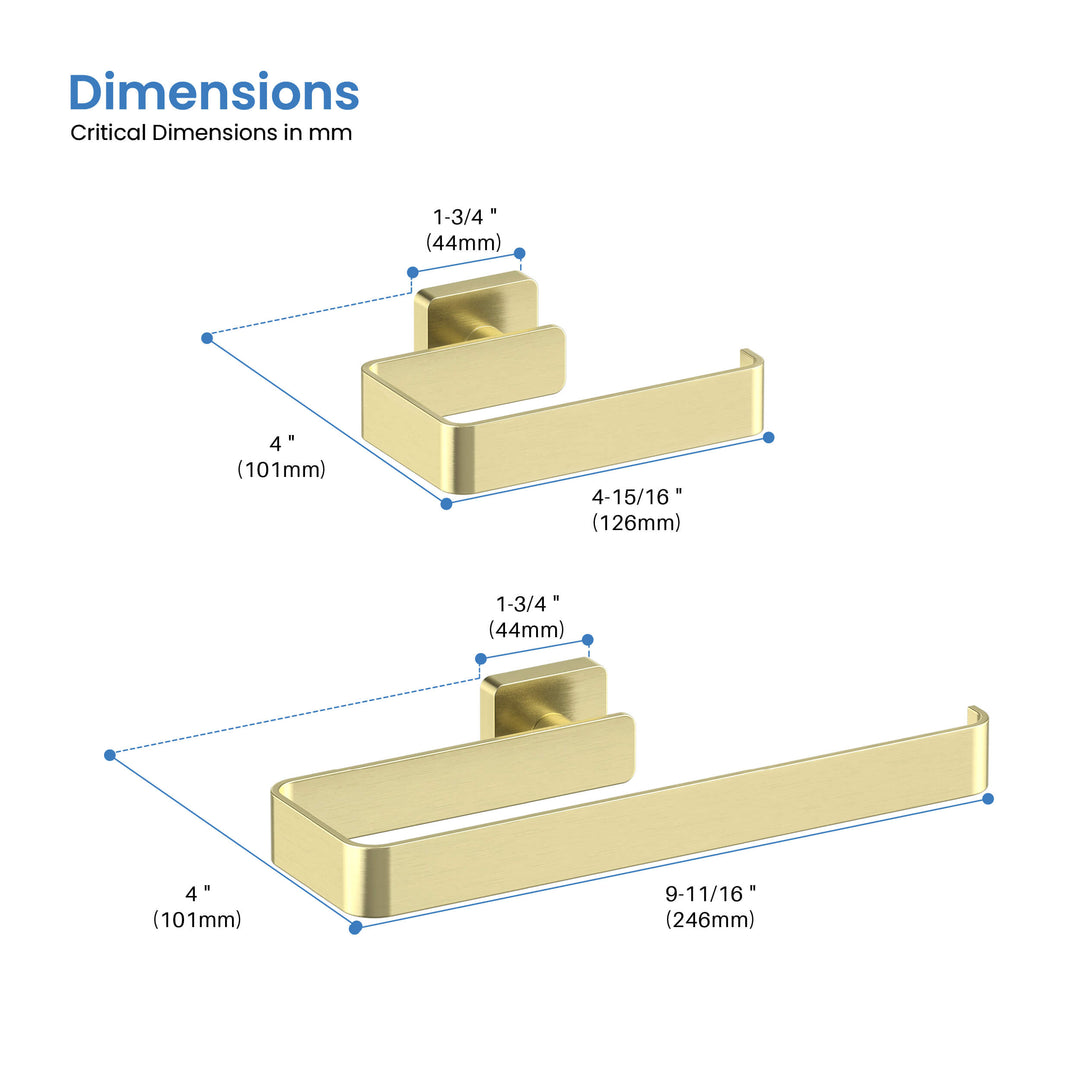 Fusion 2-Piece Bathroom Hardware Set