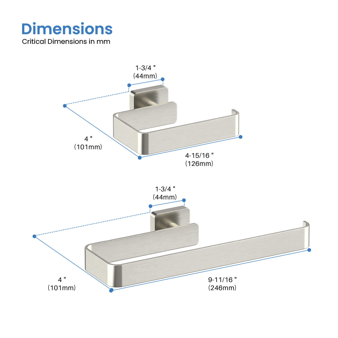 Fusion 2-Piece Bathroom Hardware Set