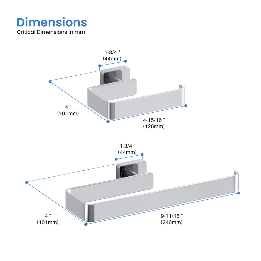 Fusion 2-Piece Bathroom Hardware Set