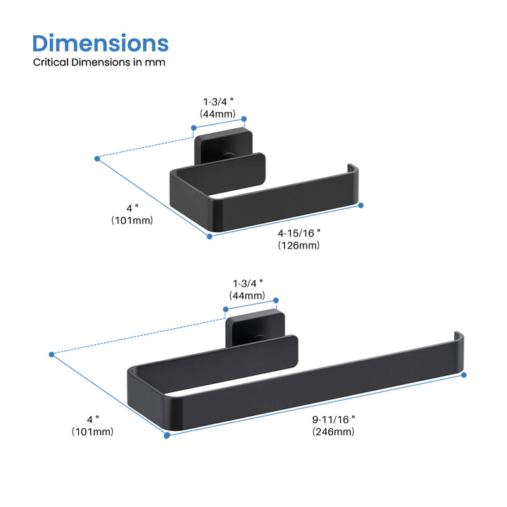Fusion 2-Piece Bathroom Hardware Set