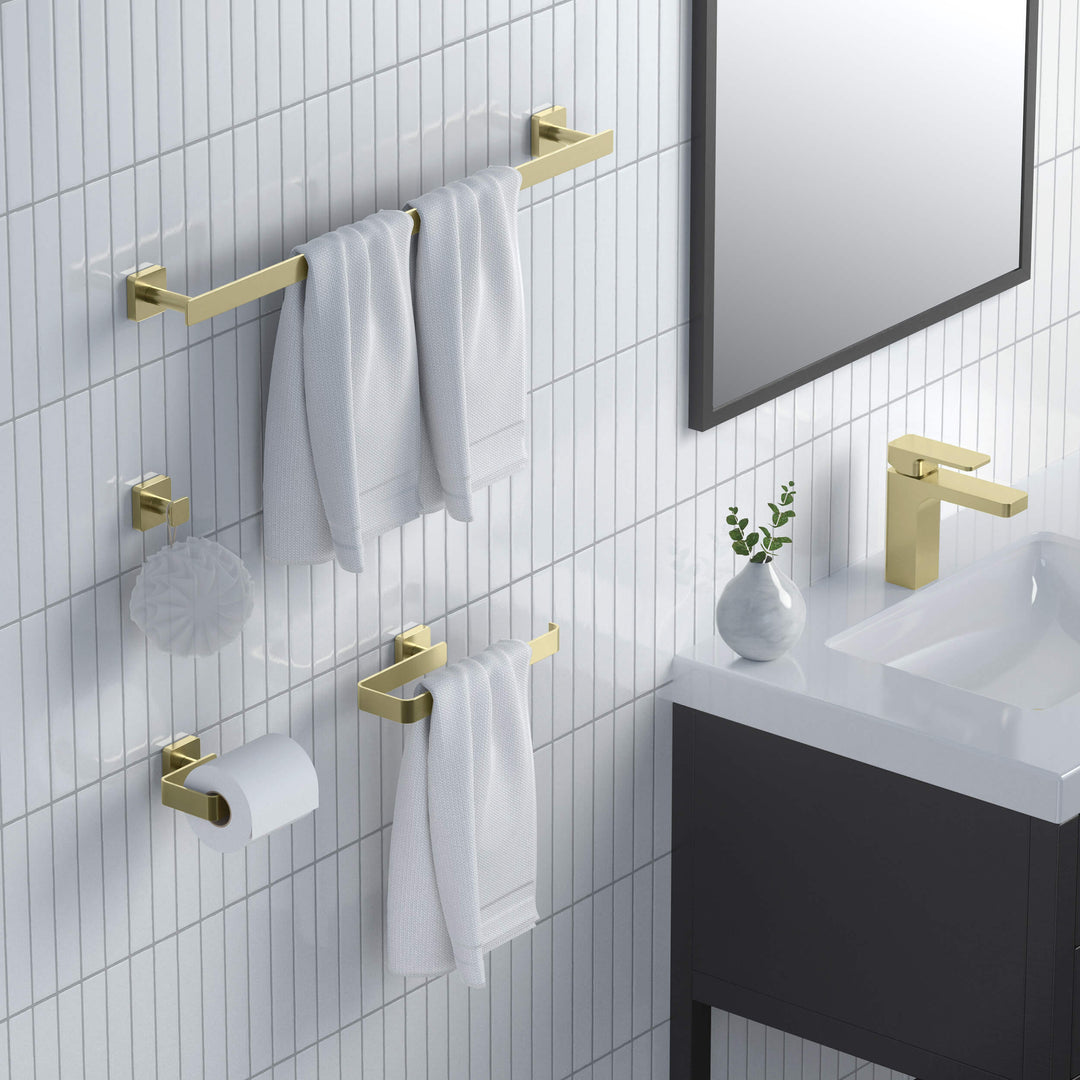 Fusion 4-Piece Bathroom Hardware Set