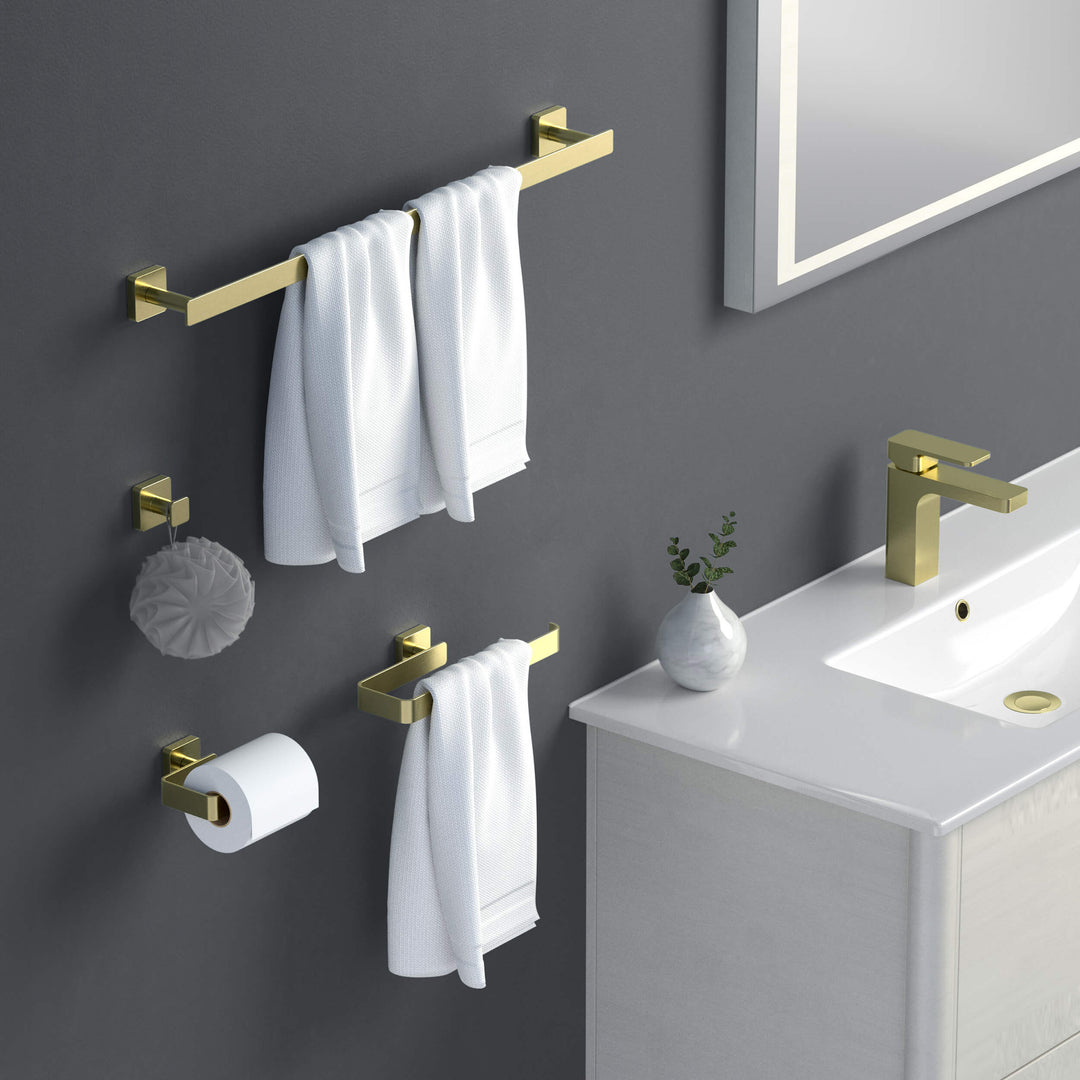 Fusion 4-Piece Bathroom Hardware Set