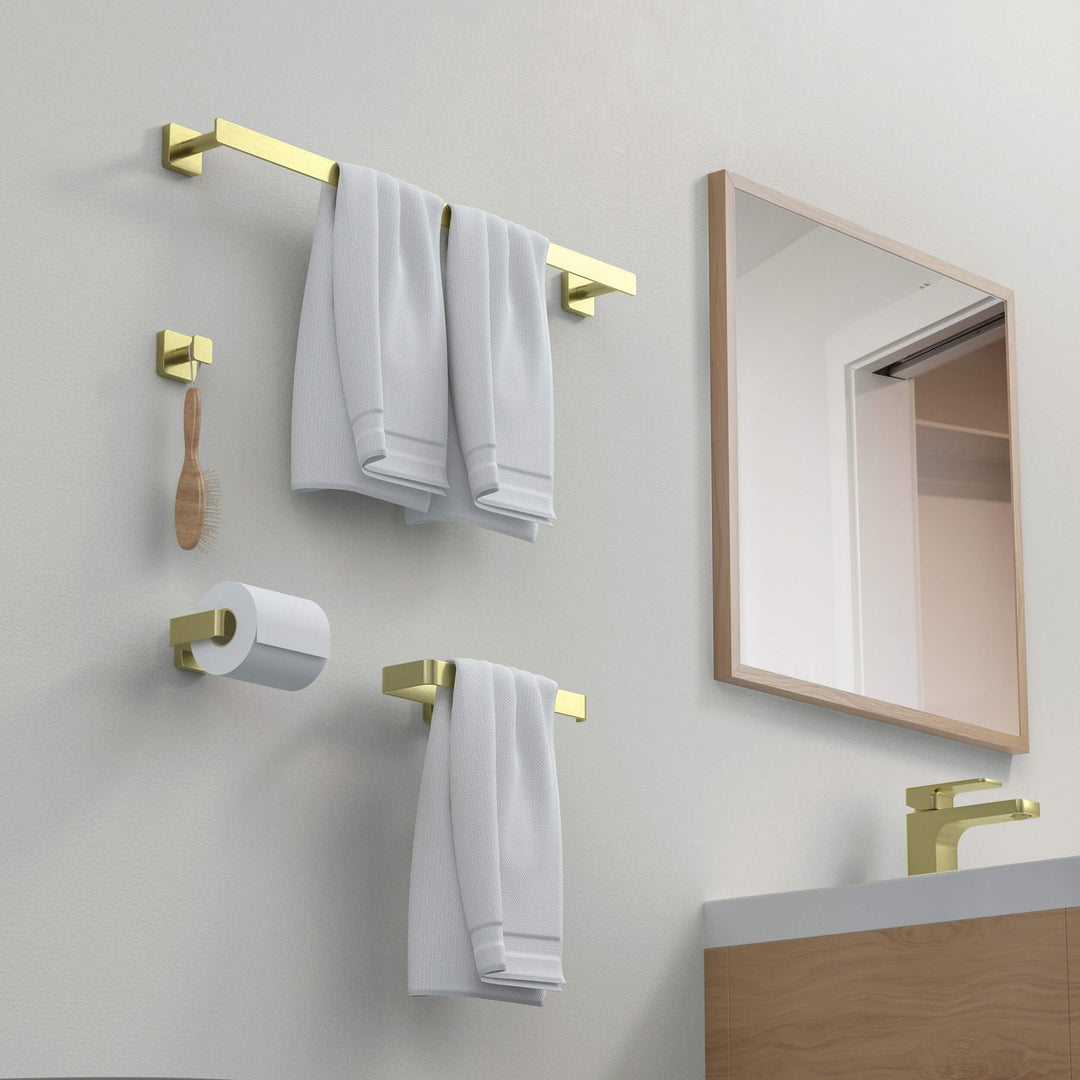 Fusion 4-Piece Bathroom Hardware Set