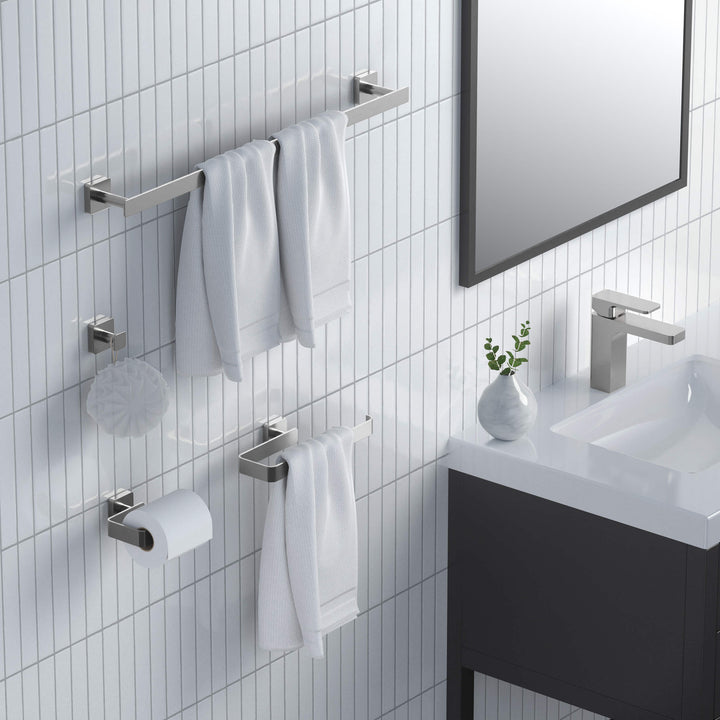 Fusion 4-Piece Bathroom Hardware Set