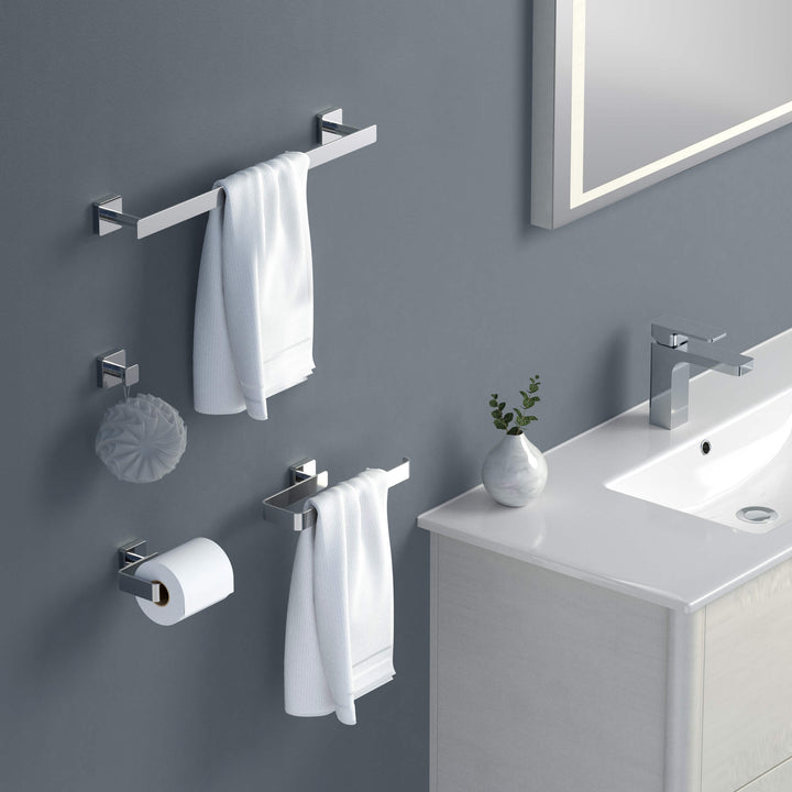 Fusion 4-Piece Bathroom Hardware Set in 2