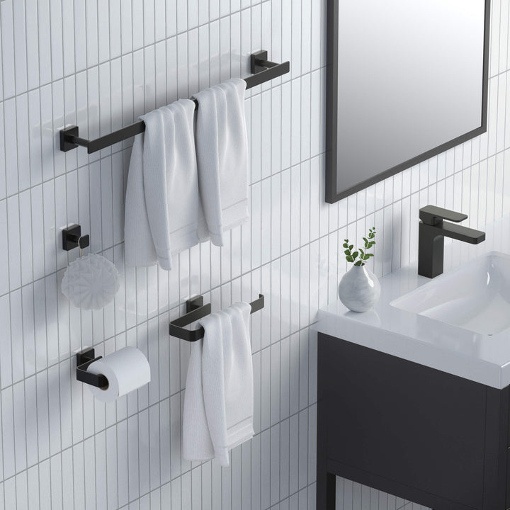 Fusion 4-Piece Bathroom Hardware Set