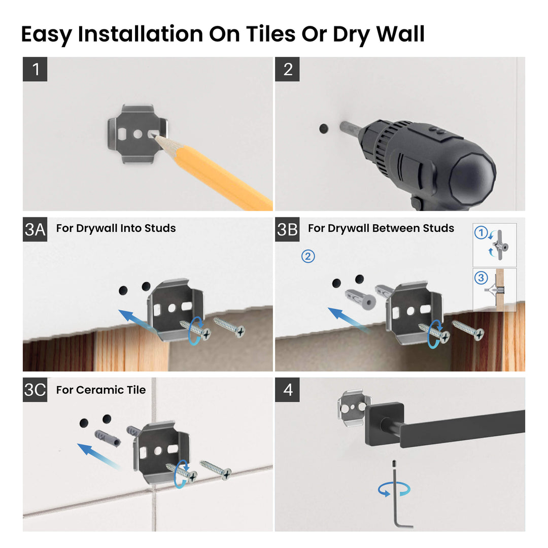 Fusion 5-Piece Bathroom Hardware Set