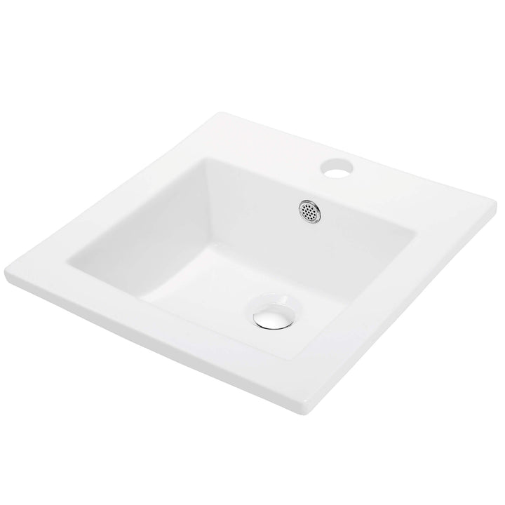 Milan Top-Mount Ceramic Basin