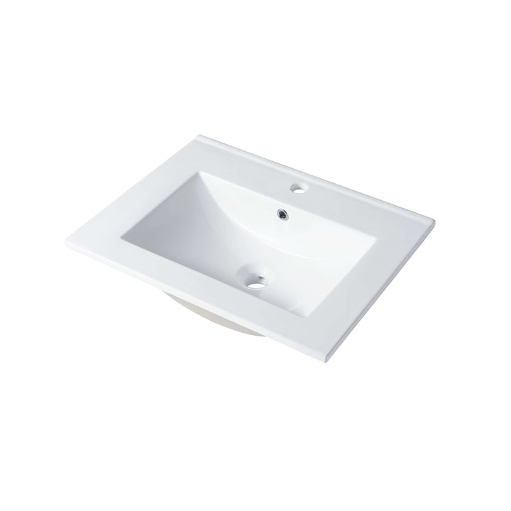 Top-Mount Ceramic Basin