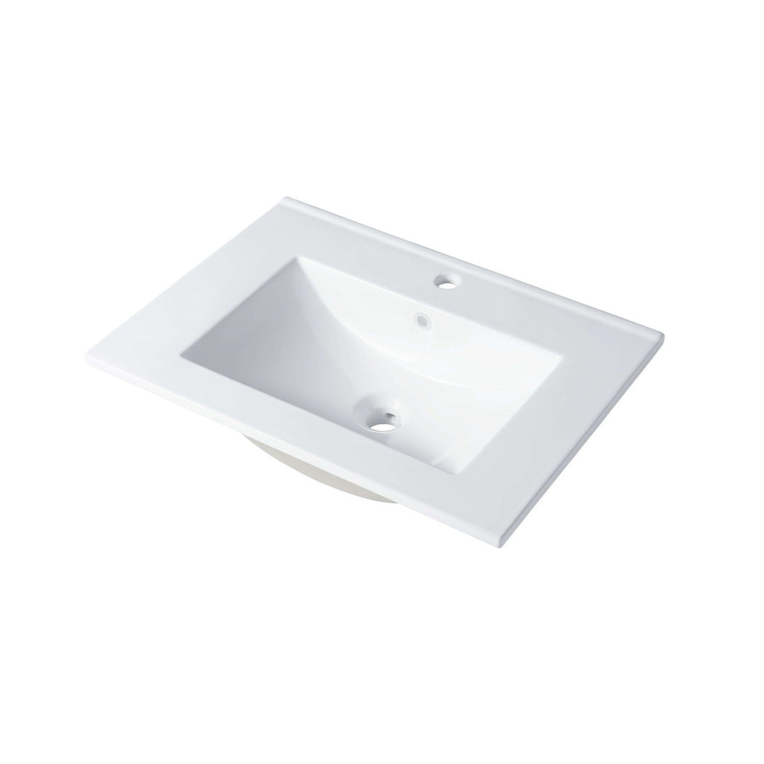Milan Top-Mount Ceramic Basin
