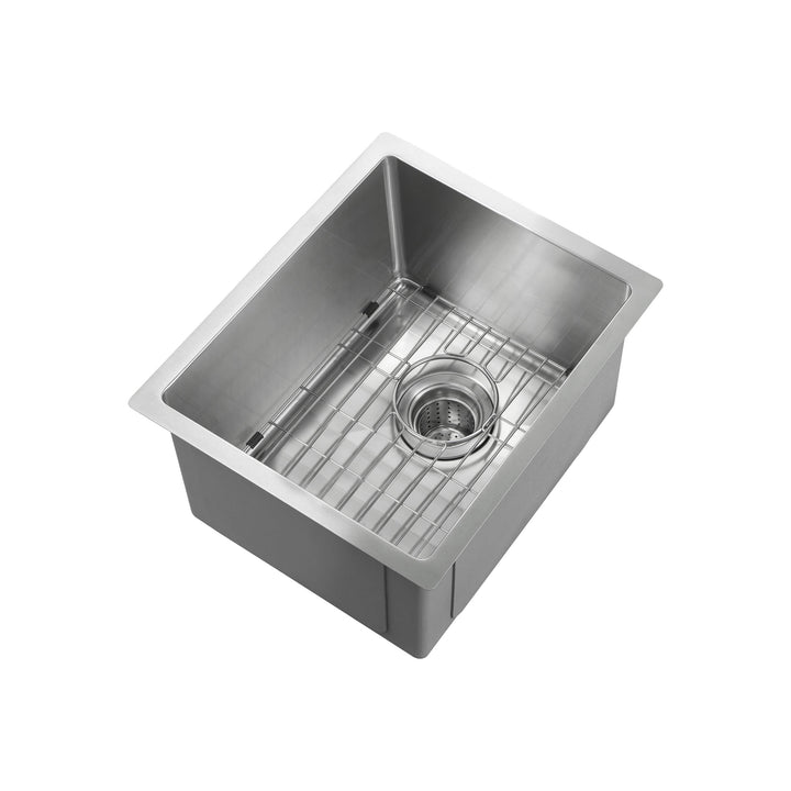 14" Undermount Single Bowl 16-Gauge Stainless Steel Kitchen Sink