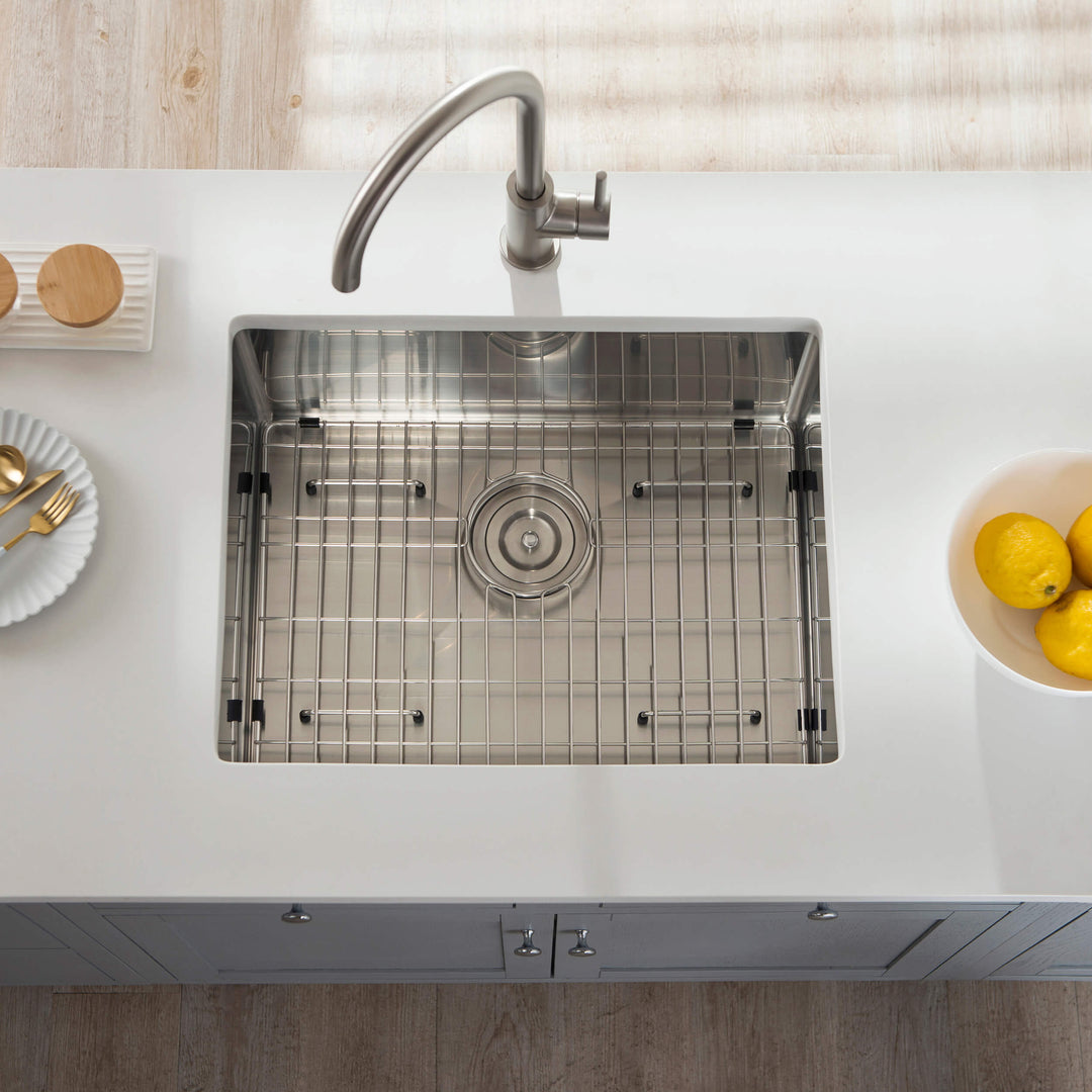 21" Undermount Single Bowl 16-Gauge Stainless Steel Kitchen Sink
