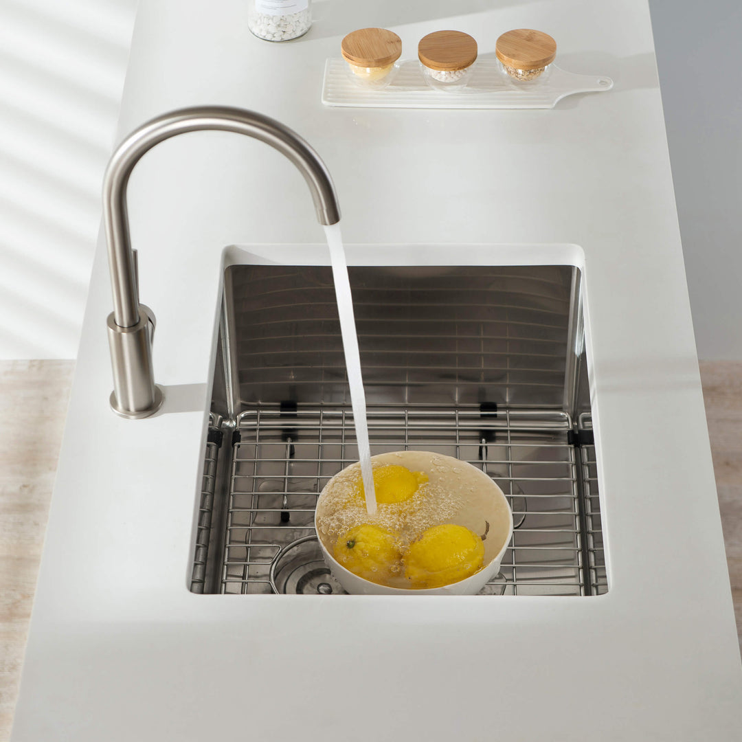 21" Undermount Single Bowl 16-Gauge Stainless Steel Kitchen Sink