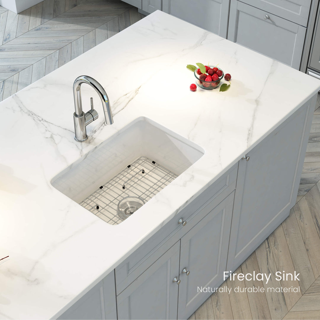 Nova 32" Single Bowl Drop-In/Undermount Fireclay Kitchen Sink