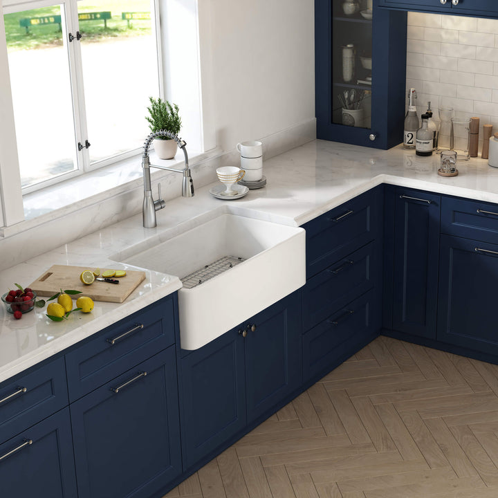 Nova 33" Single Bowl Fireclay Farmhouse Kitchen Sink