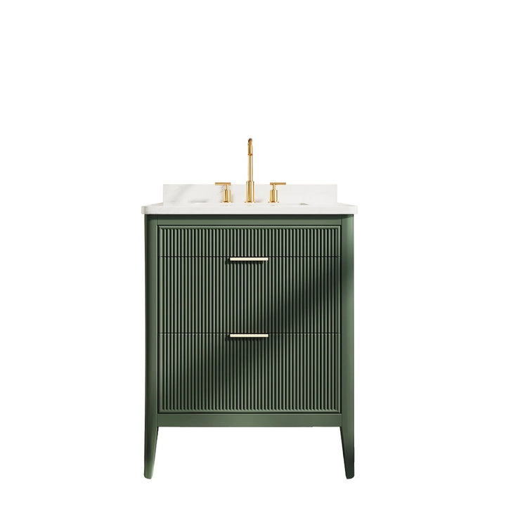 ANVE Aveline 36" Single Sink Freestanding Bathroom Vanity with Engineered Marble Top