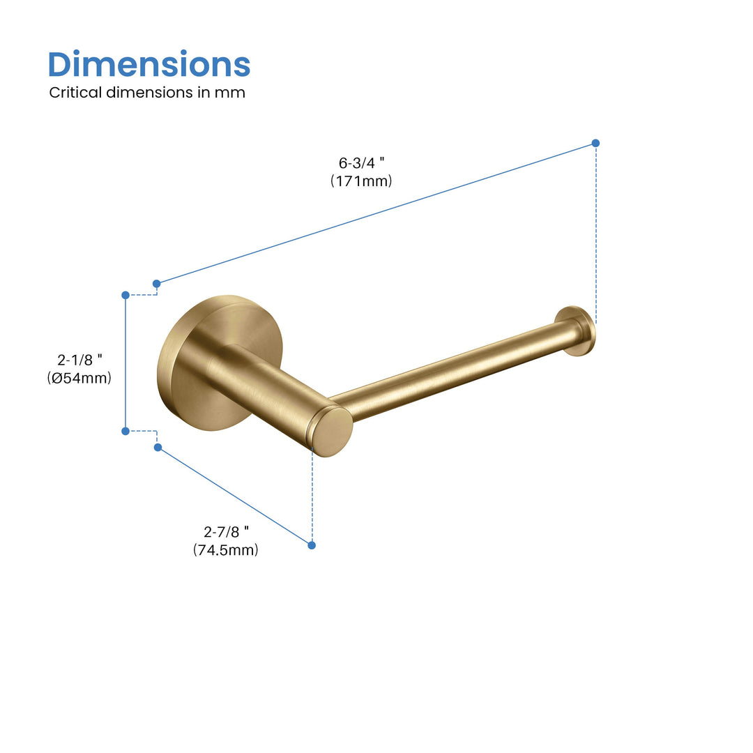 Halo Wall-Mounted Toilet Paper Holder in Circular 1402