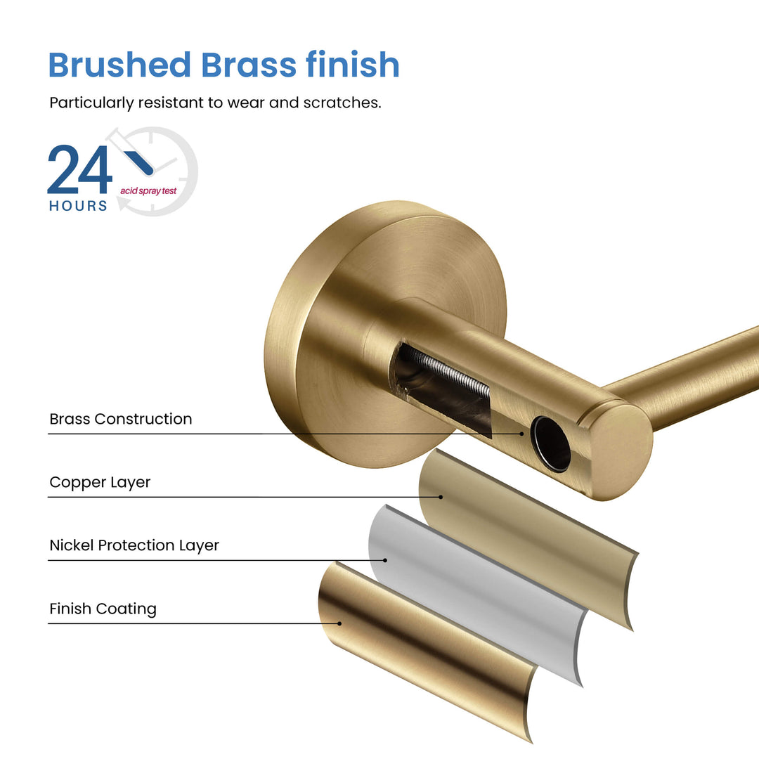 Halo Wall-Mounted Toilet Paper Holder in Circular 1402