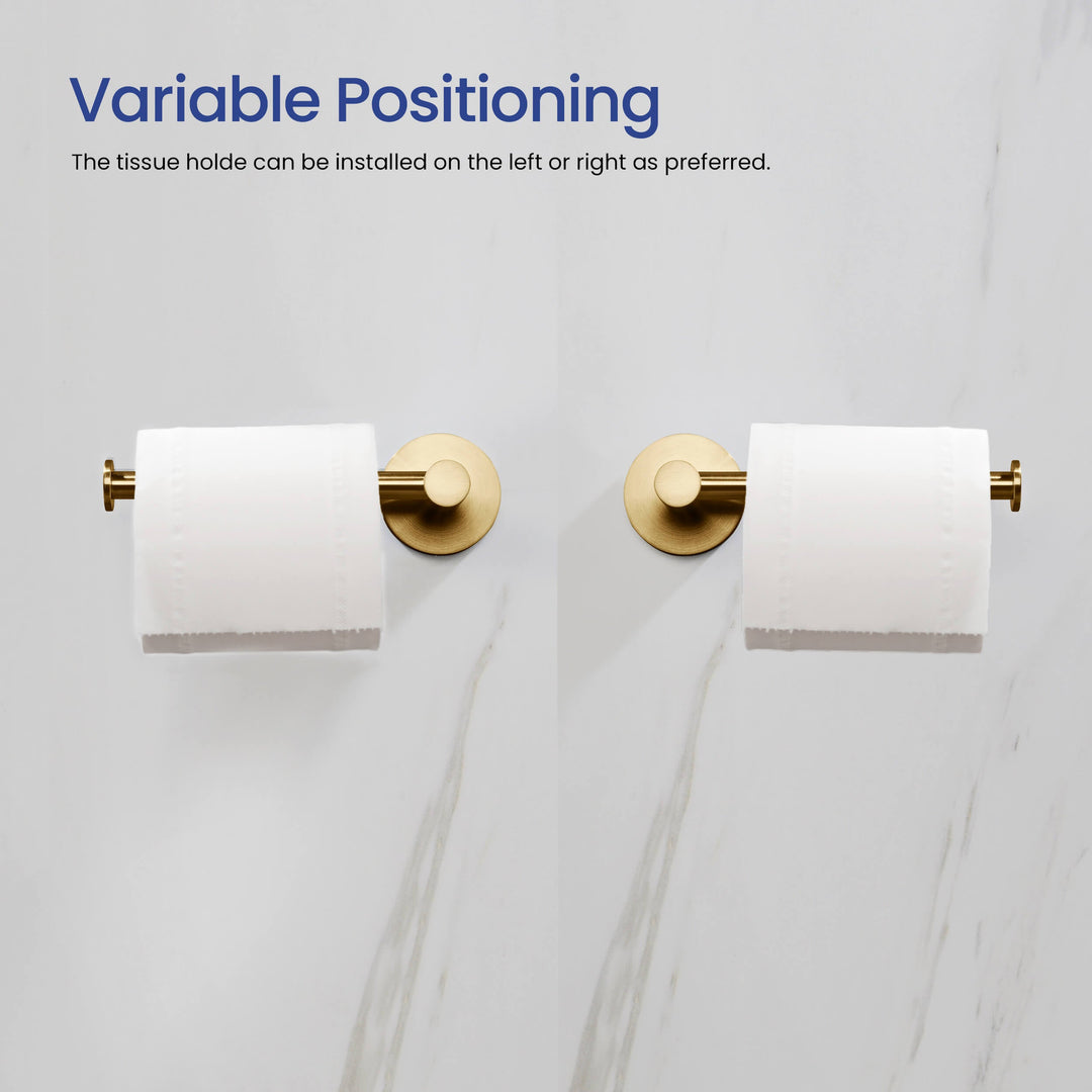 Halo Wall-Mounted Toilet Paper Holder in Circular 1402