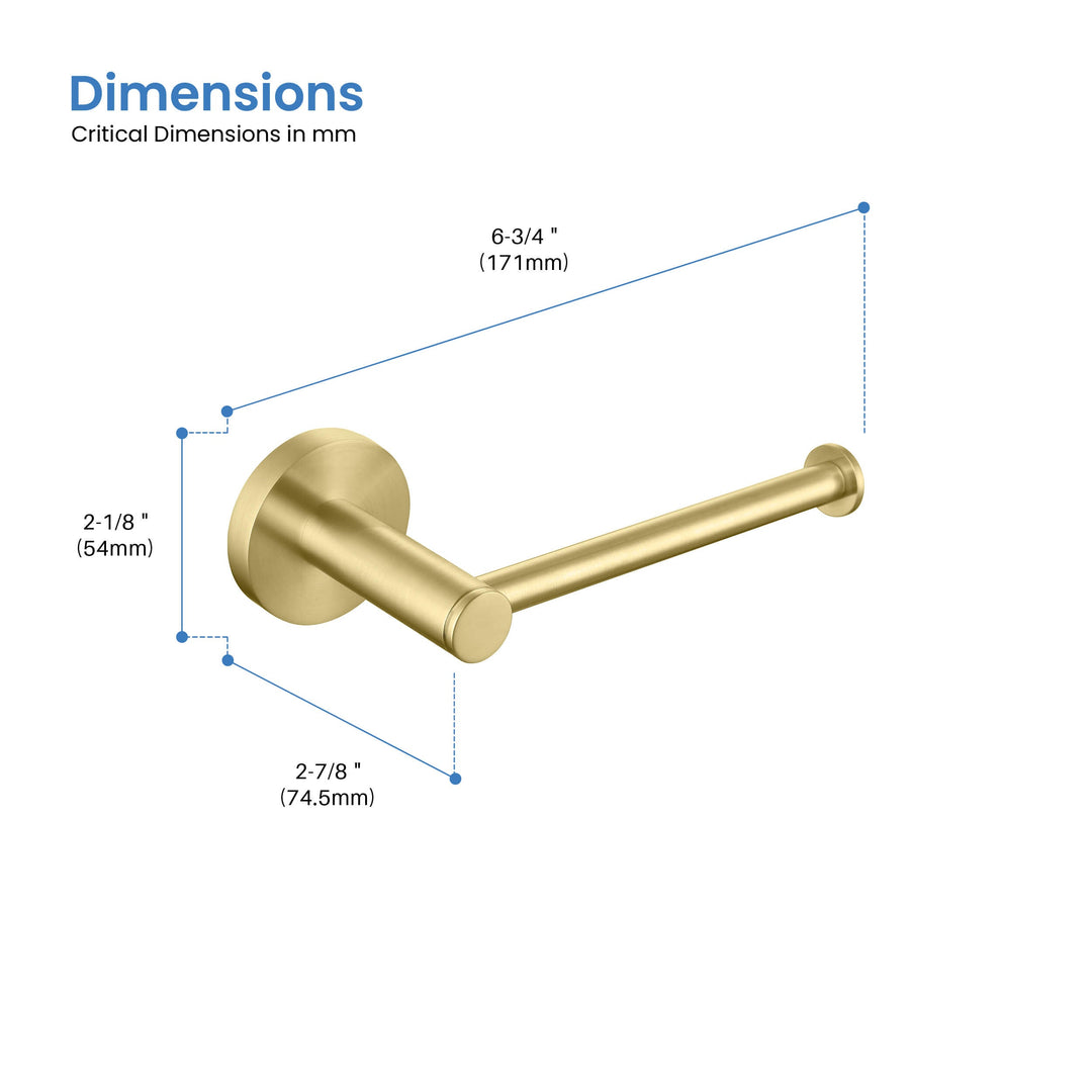 Halo Wall-Mounted Toilet Paper Holder in Circular 1402