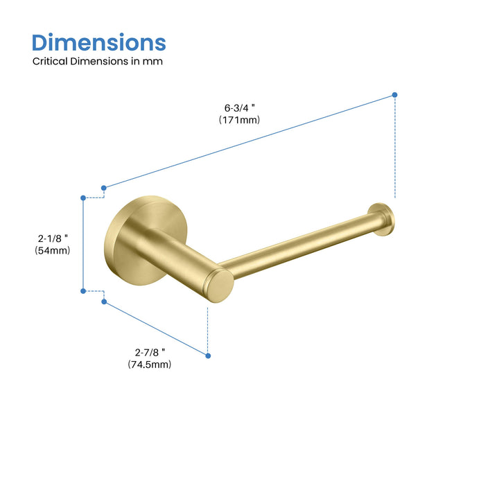 Halo Wall-Mounted Toilet Paper Holder in Circular 1402
