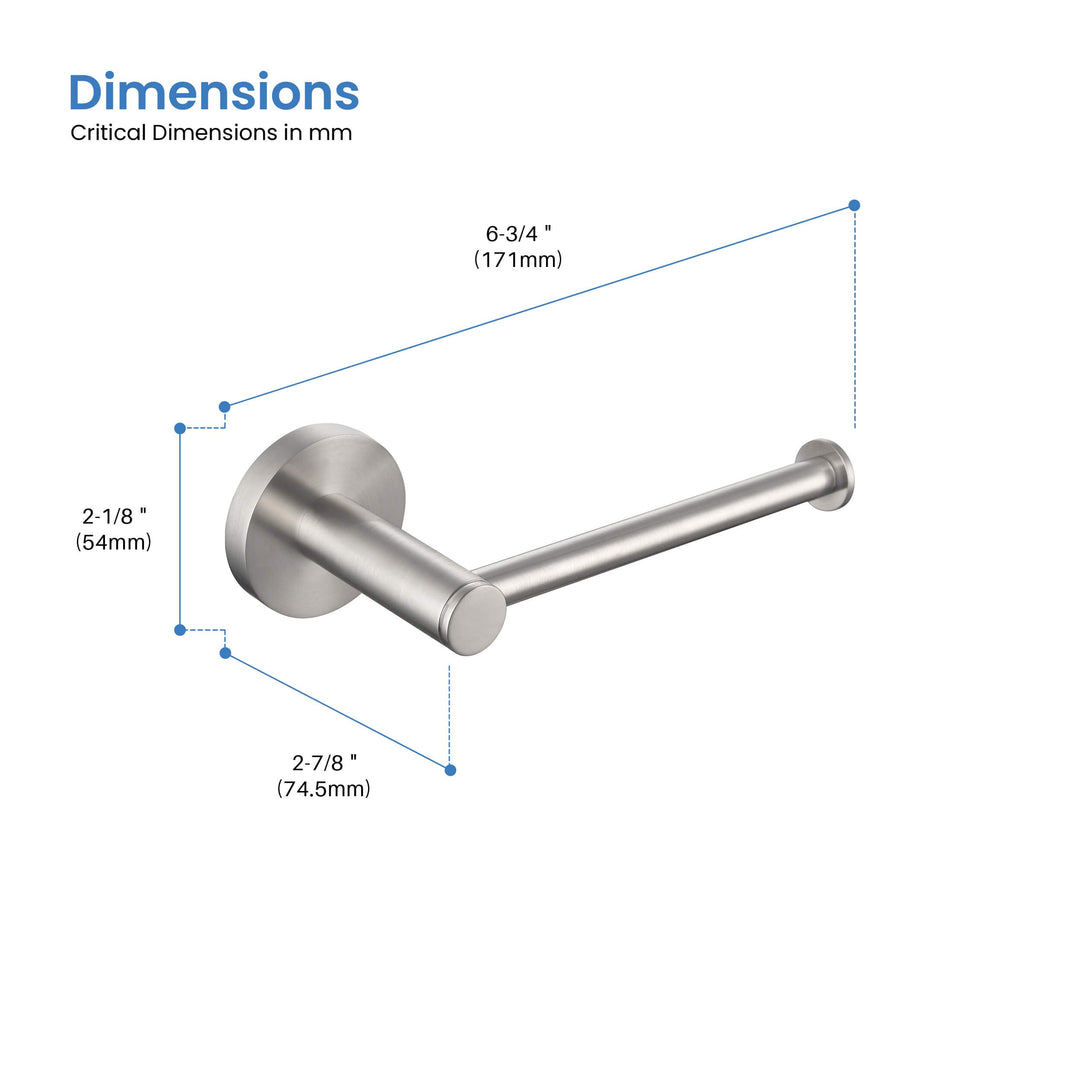 Halo Wall-Mounted Toilet Paper Holder in Circular 1402