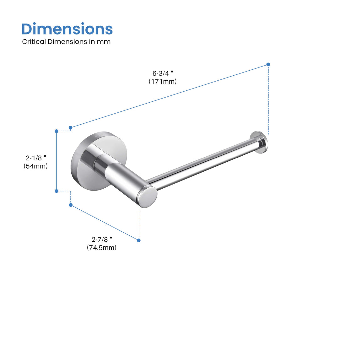 Halo Wall-Mounted Toilet Paper Holder in Circular 1402