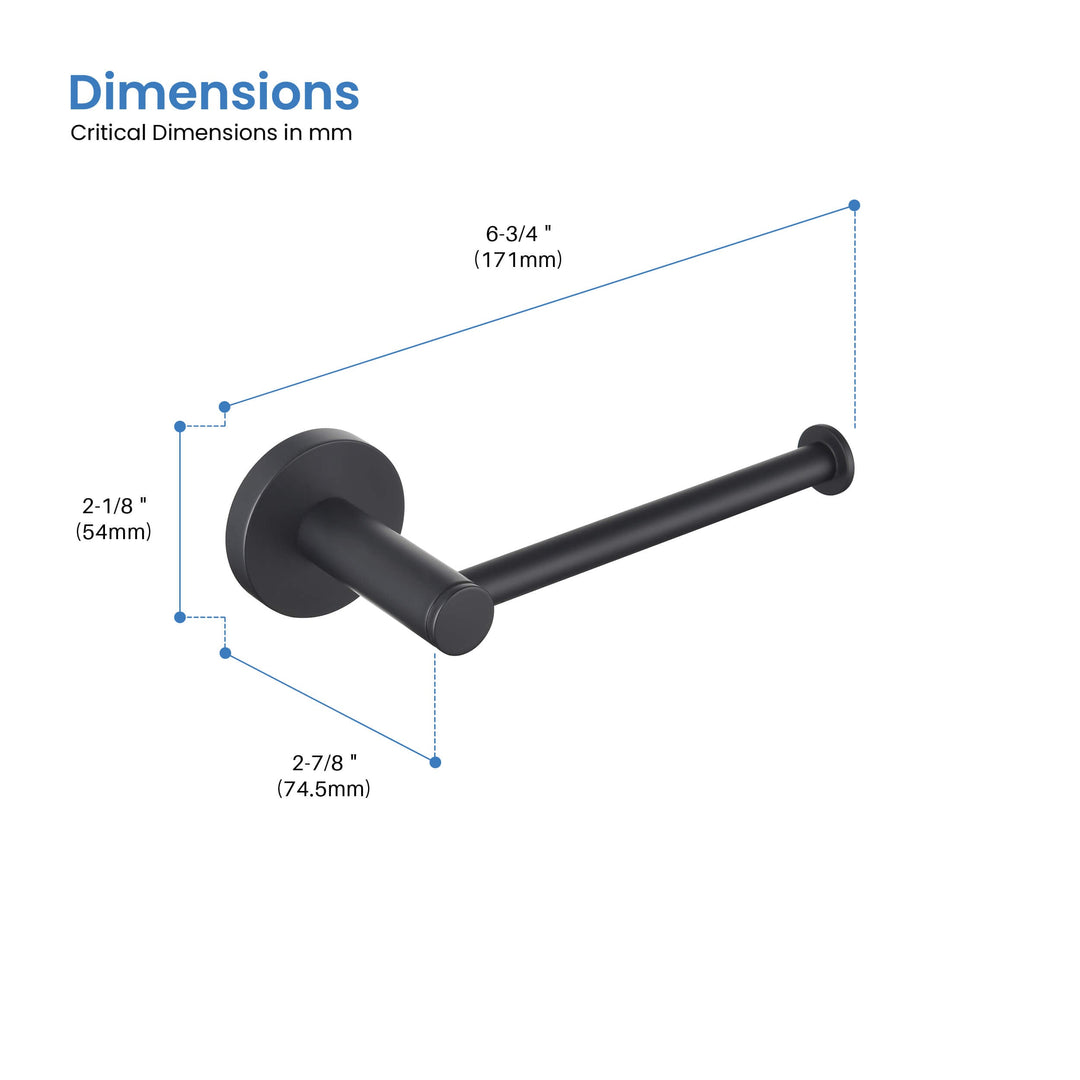 Halo Wall-Mounted Toilet Paper Holder in Circular 1402