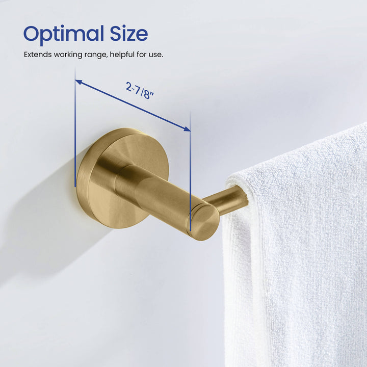 Halo 10" Bathroom Towel Holder