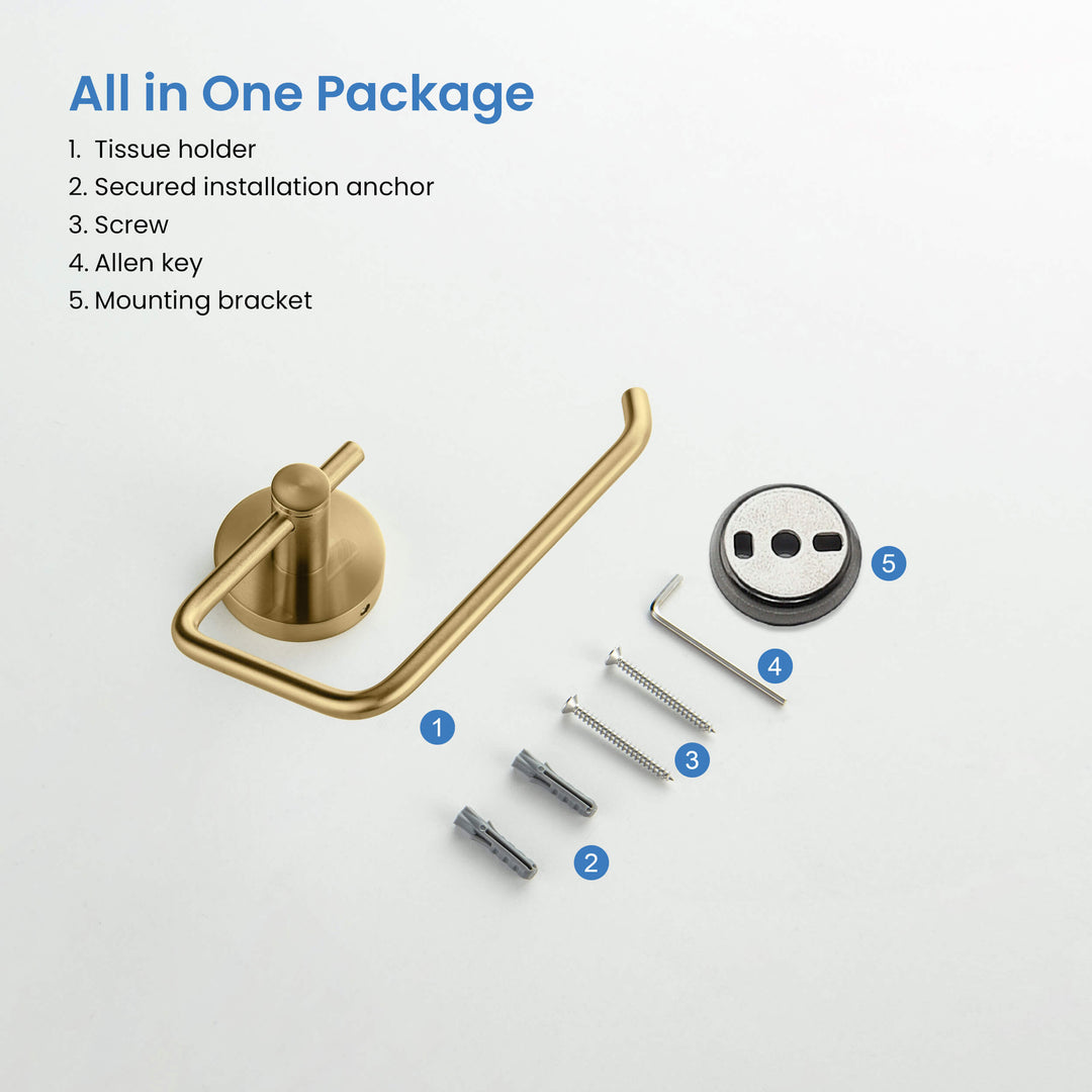Halo Wall-Mounted Toilet Paper Holder in Halo 1405