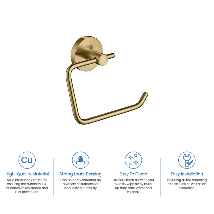 Halo Wall-Mounted Toilet Paper Holder in Halo 1405