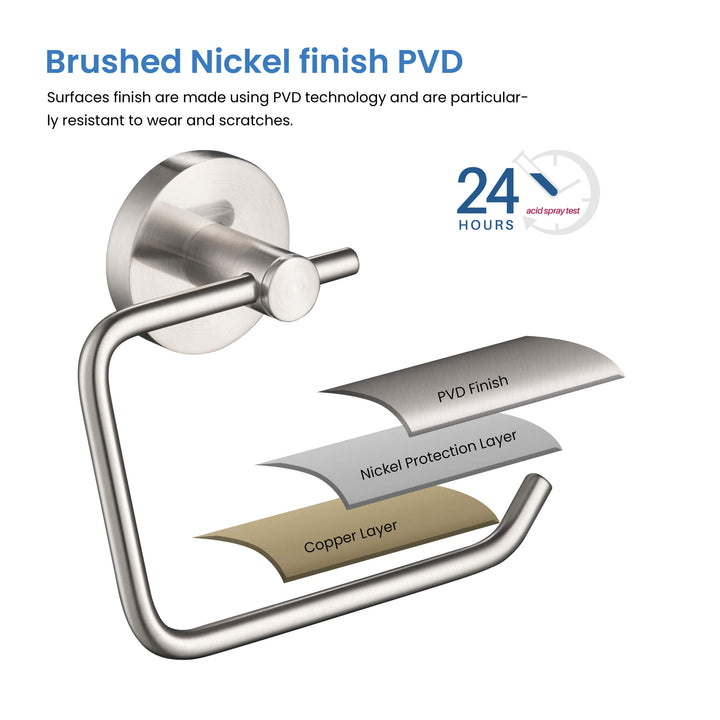 Halo Wall-Mounted Toilet Paper Holder in Halo 1405