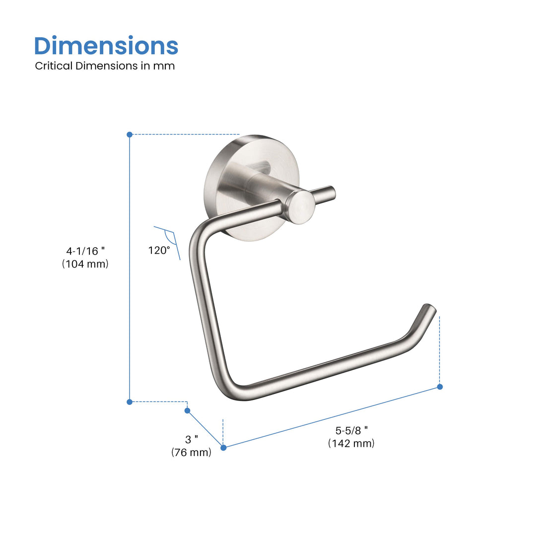 Halo Wall-Mounted Toilet Paper Holder in Halo 1405