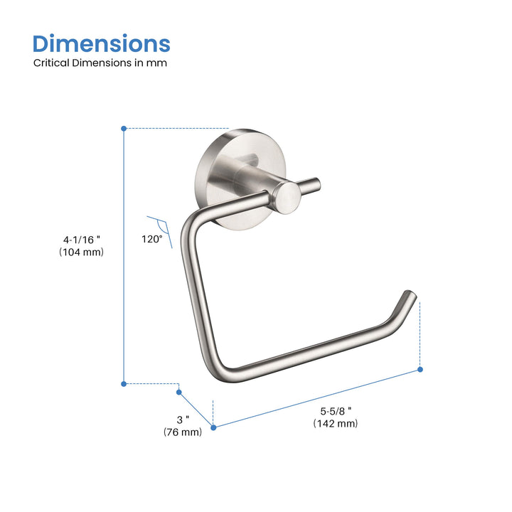 Halo Wall-Mounted Toilet Paper Holder in Halo 1405