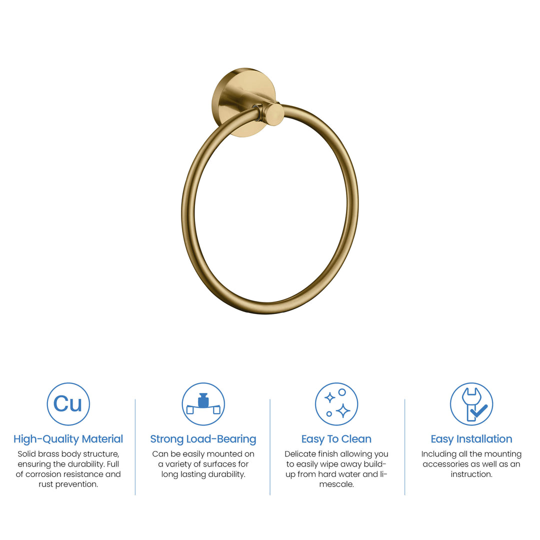 Halo Bathroom Towel Ring