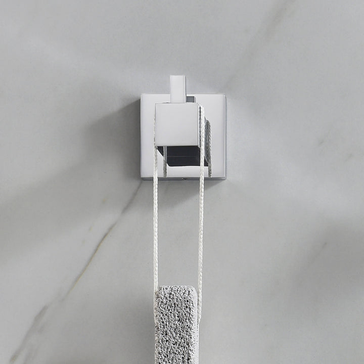 Quadra Towel &amp; Robe Hook, 2-Pack