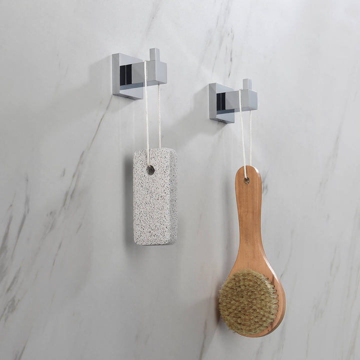 Quadra 4-Piece Bathroom Hardware Set in 1