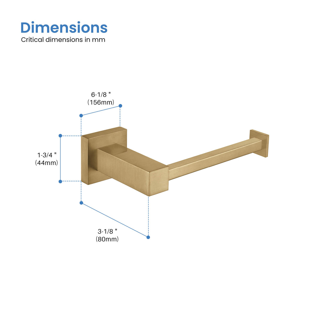 Quadra Wall-Mounted Toilet Paper Holder