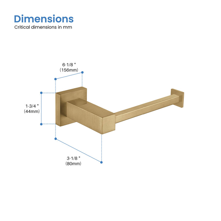 Quadra Wall-Mounted Toilet Paper Holder