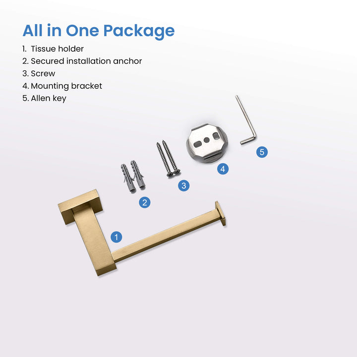 Quadra Wall-Mounted Toilet Paper Holder