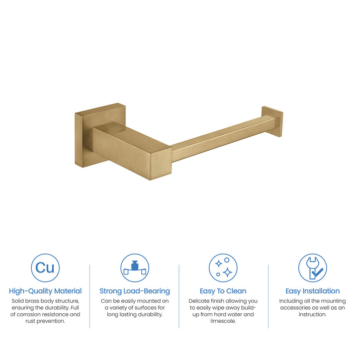 Quadra Wall-Mounted Toilet Paper Holder