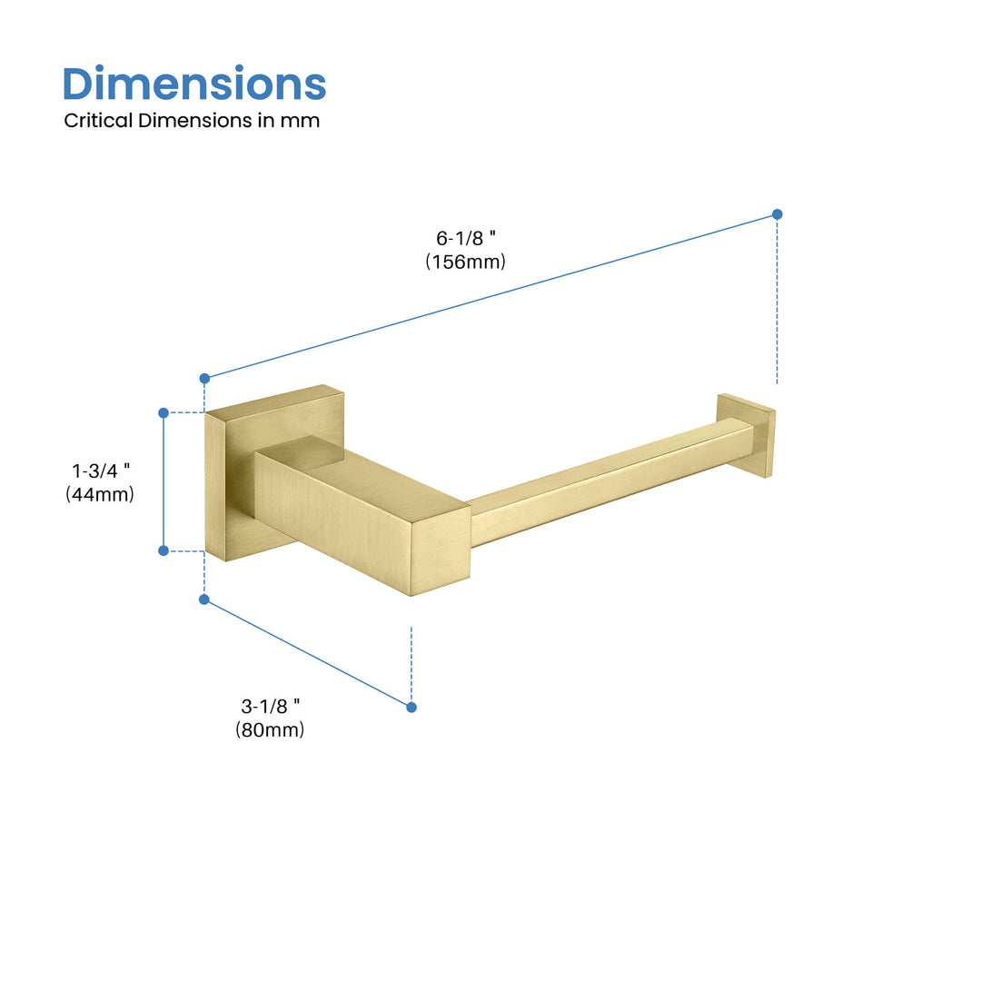 Quadra Wall-Mounted Toilet Paper Holder