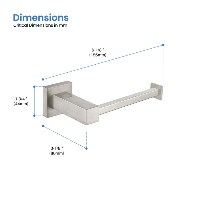 Quadra Wall-Mounted Toilet Paper Holder