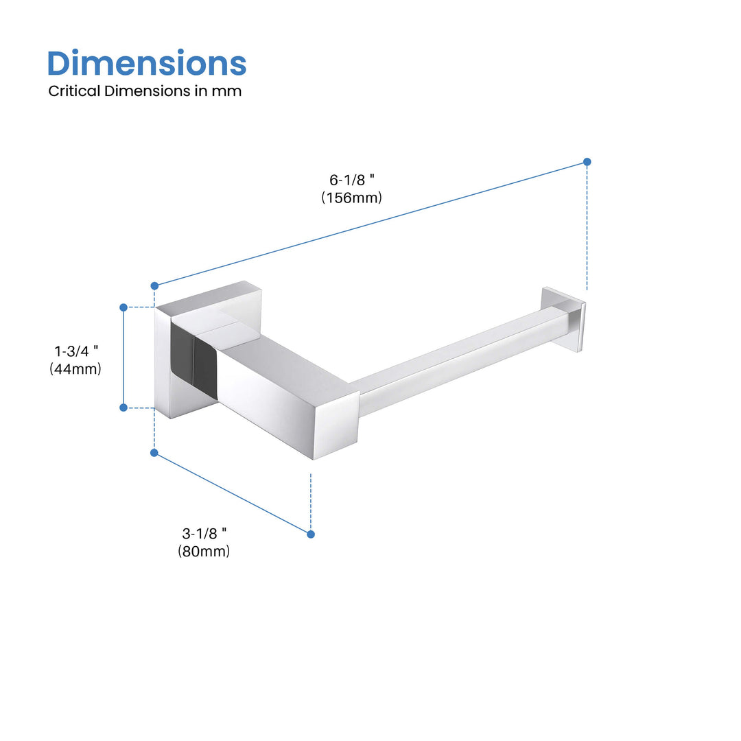 Quadra Wall-Mounted Toilet Paper Holder
